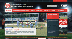 Desktop Screenshot of kickersjugend.de
